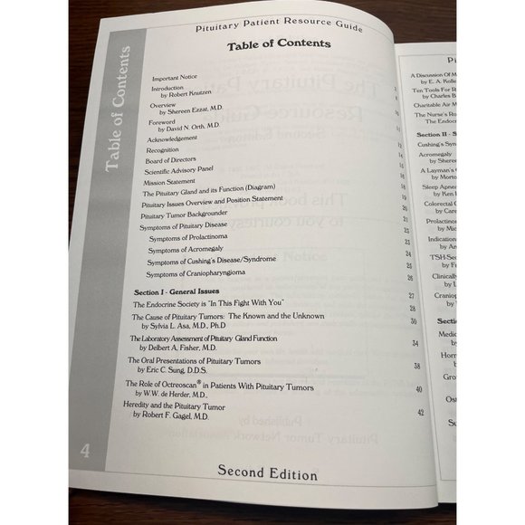 The Pituitary Patient Resource Guide 2nd Ed. Reference Guide Paperback - Picture 2 of 7